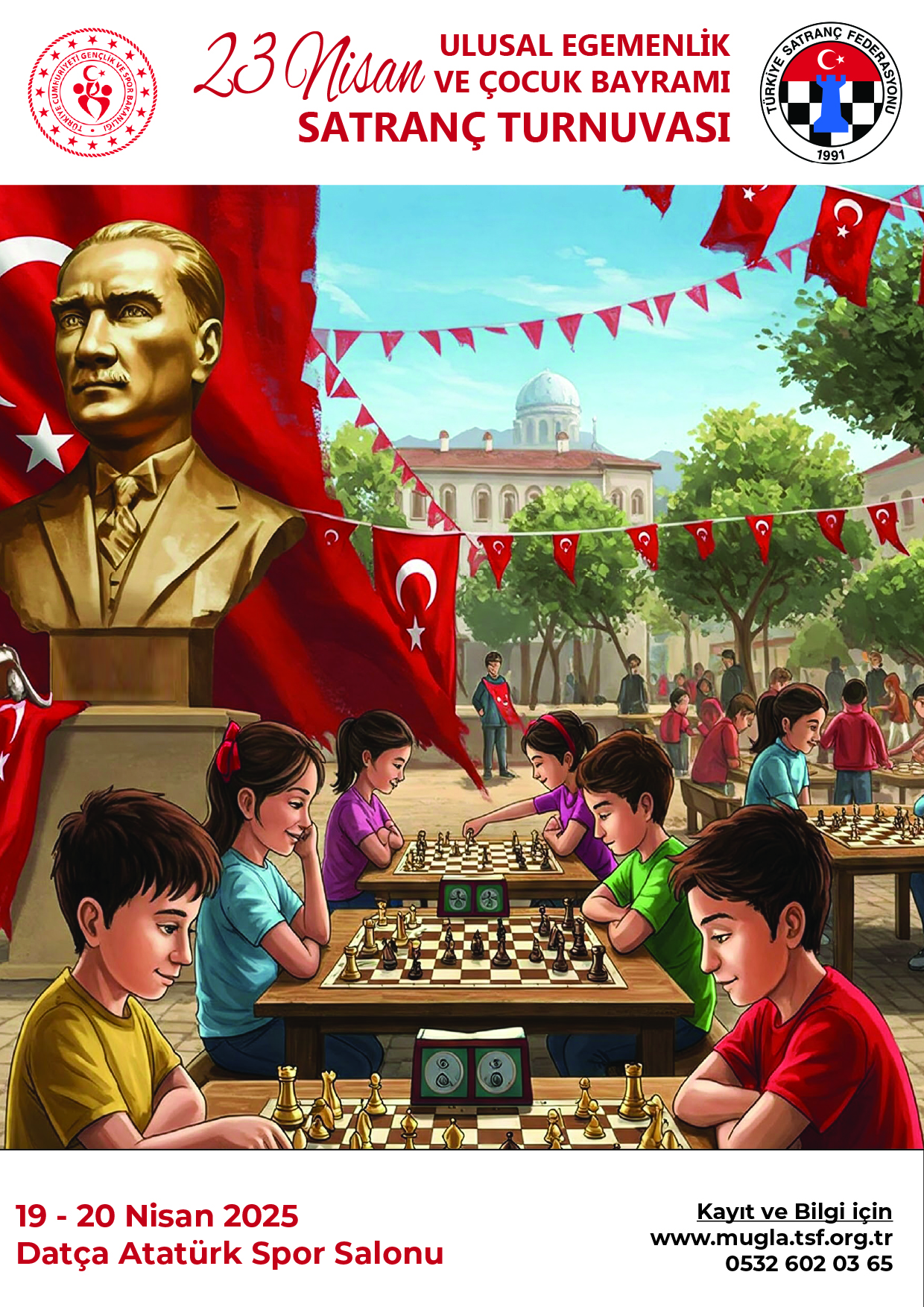 Datça 23 Nisan Ulusal Egemenlik ve Çocuk Bayramı Satranç Turnuvası