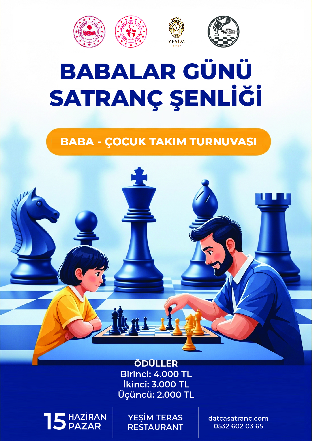 Datça Babalar Günü Satranç Şenliği